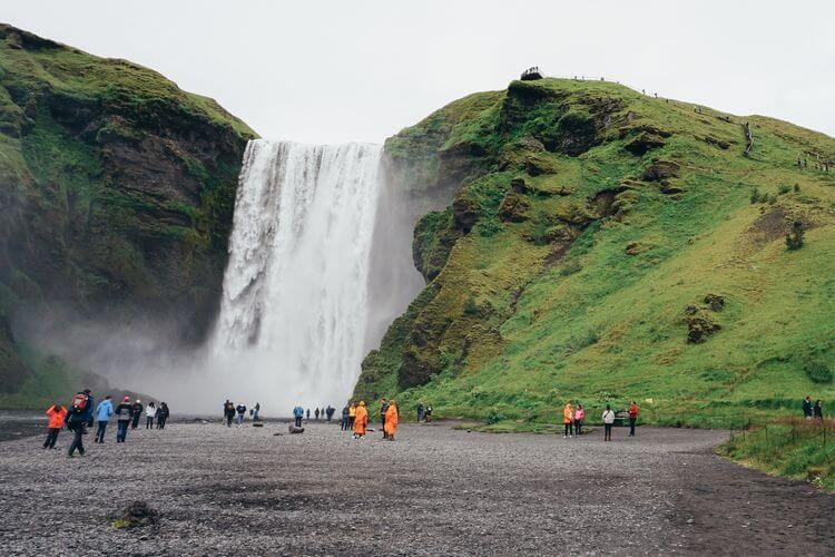 Islandia - Skógafoss