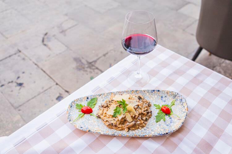 CiaoCiao – Risotto de ternera y champiñones. CiaoCiao – Risotto de ternera y champiñones.