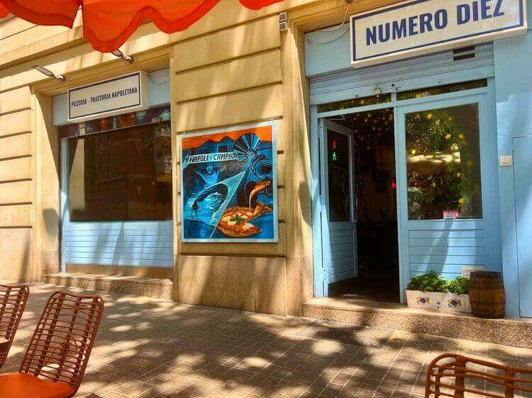 Restaurante Numero Diez Barcelona