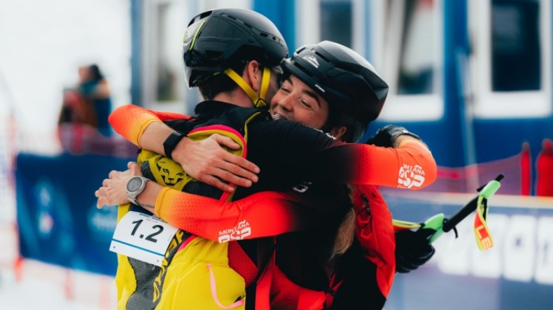 Oriol Cardona y Ana Alonso se han proclamando subcampeones del mundo en el relevo mixto del Mundial de esquí de montaña