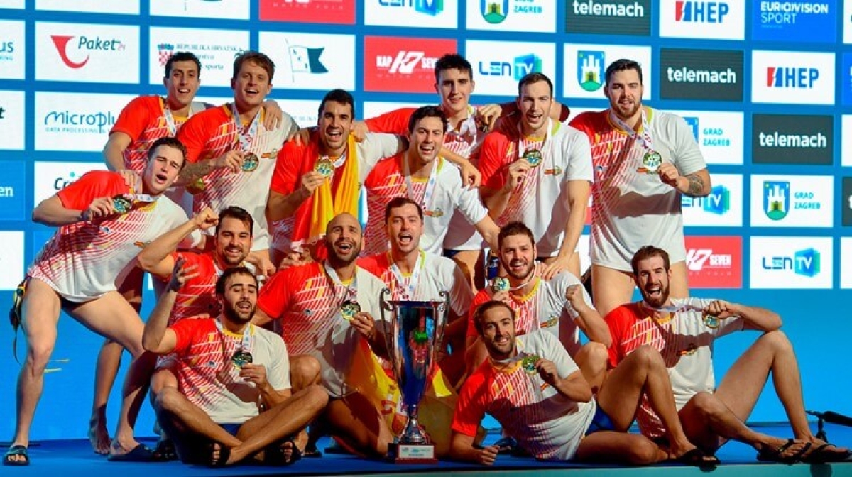 España, campeona de Europa de waterpolo