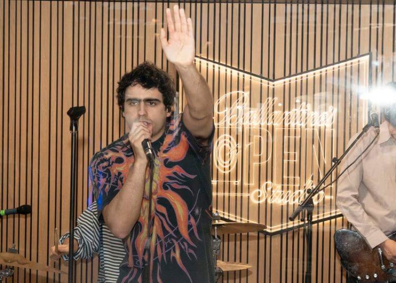 Carolina Durante en el ensayo abierto al público de Ballantine’s Open Studio