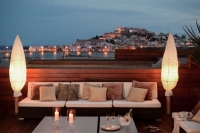 Terraza con impresionantes vistas a Dalt Vila