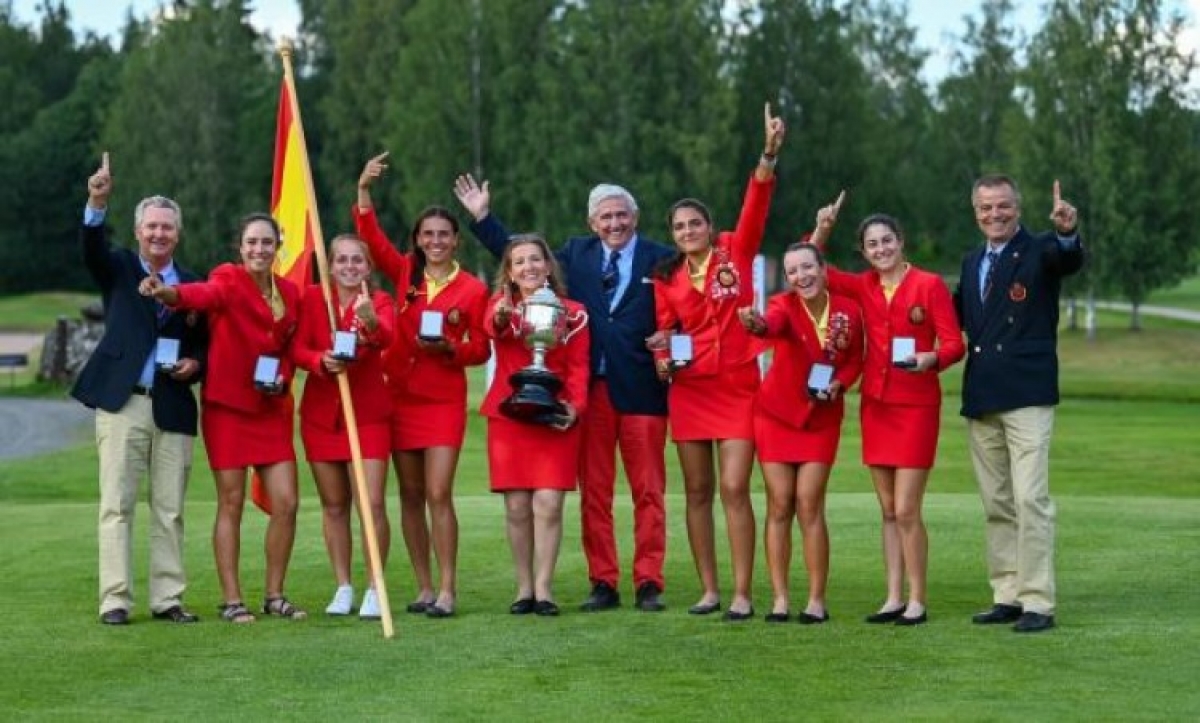 España obtiene su sexto título en el Europeo Absoluto Femenino de Golf