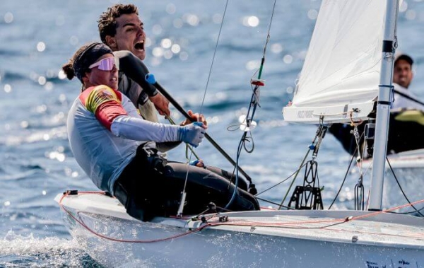 Jordi Xammar y Nora Brugman, subcampeones del mundo de 470