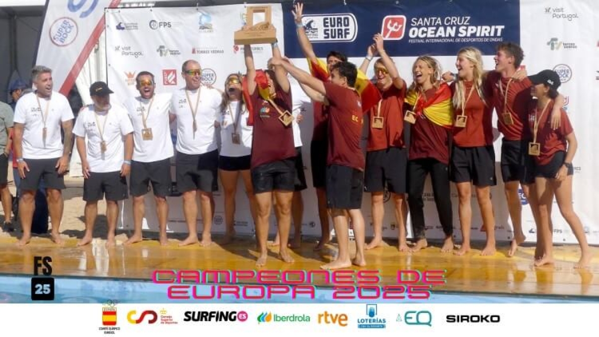 España campeona de Europa de Surf