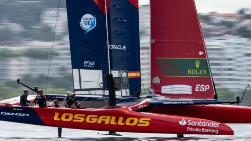 Los Gallos consolidan su candidatura al título en el SailGP con otro podio en Brasil