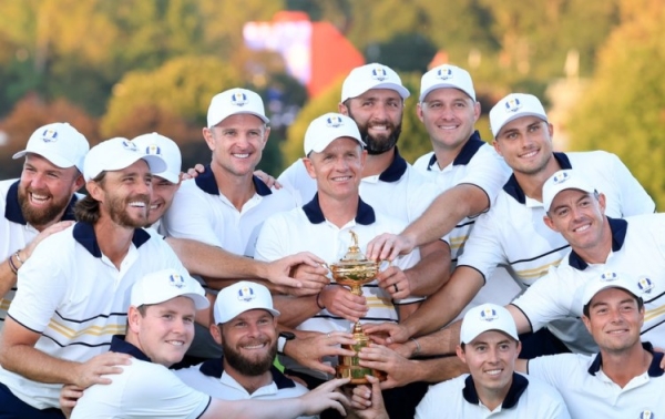 Europa revalida título en la Ryder Cup disputada en EEUU