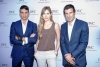 J.M.Manzanares, Helen Swedin y Luis Figo