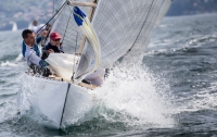 El "Gallant" de Don Juan Carlos durante una de las pruebas disputadas en Sanxenxo. Foto: María Muiña/RegataRey Juan Carlos I