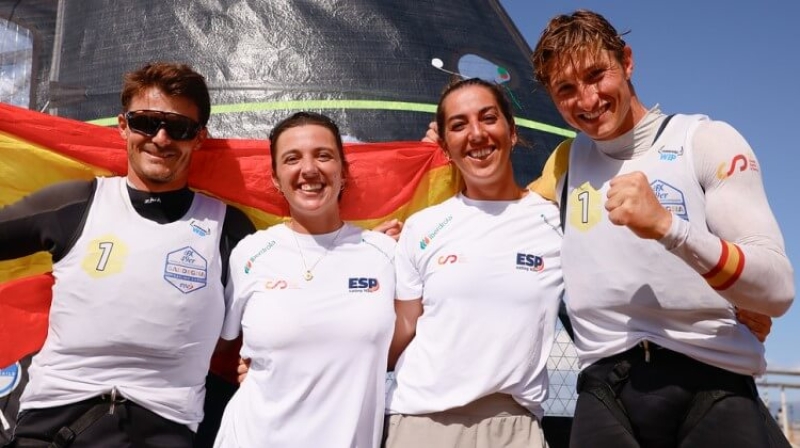 España, campeona del mundo en masculino y femenino en el Mundial de 49er