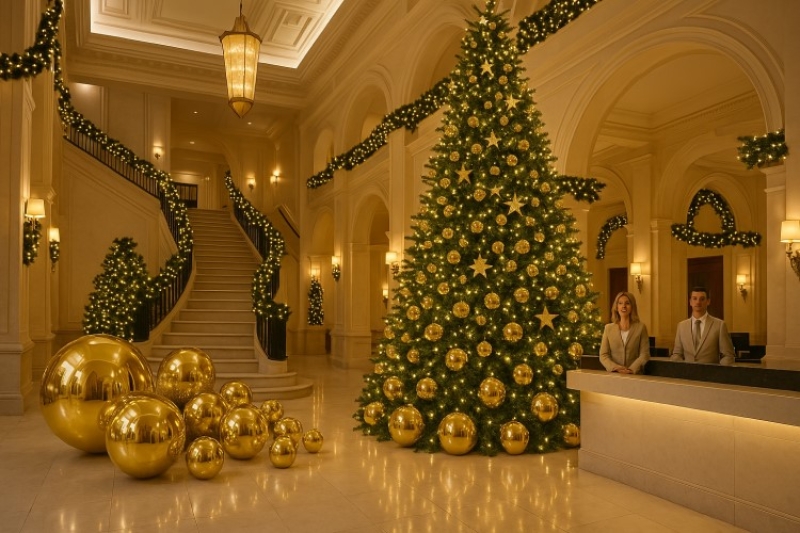 Arboles de Navidad Grandes, Artificiales y con luces LED