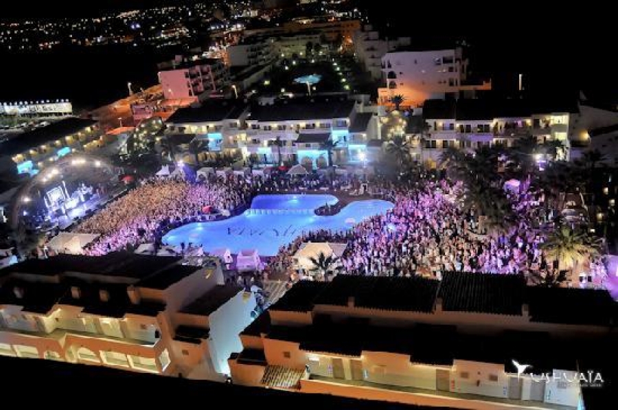Vista aérea del Ushuaïa Ibiza Beach Hotel