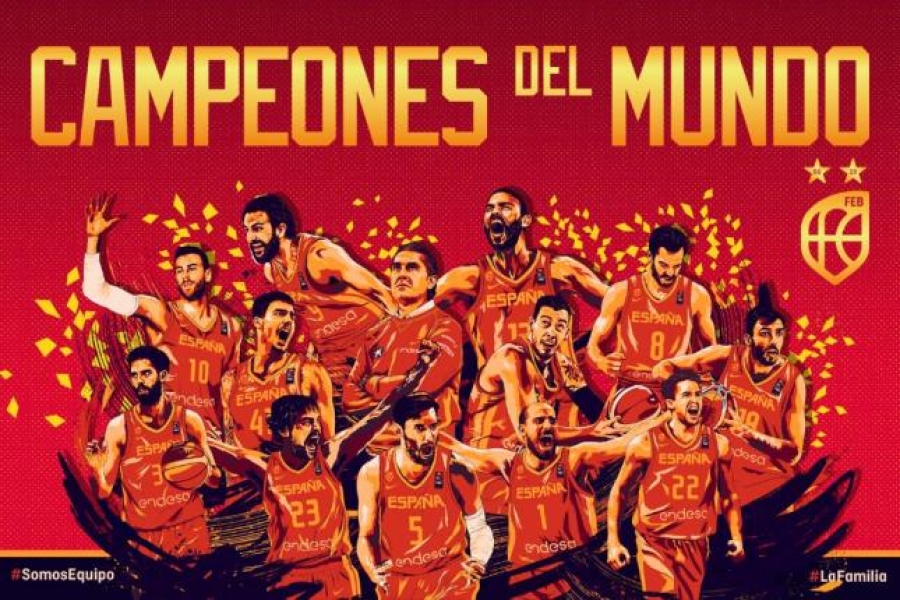 España vuelve a coronarse campeona del mundo de baloncesto