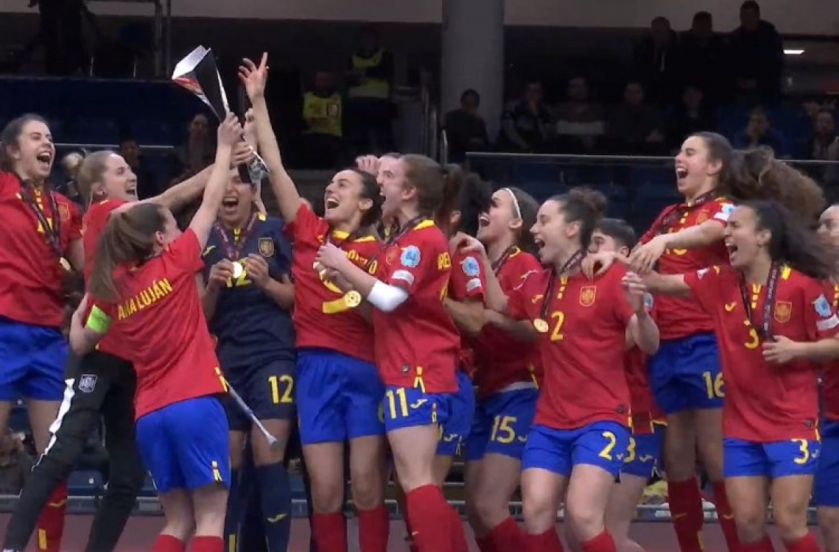 España conquista su tercer campeonato de Europa de Fútbol Sala Femenino