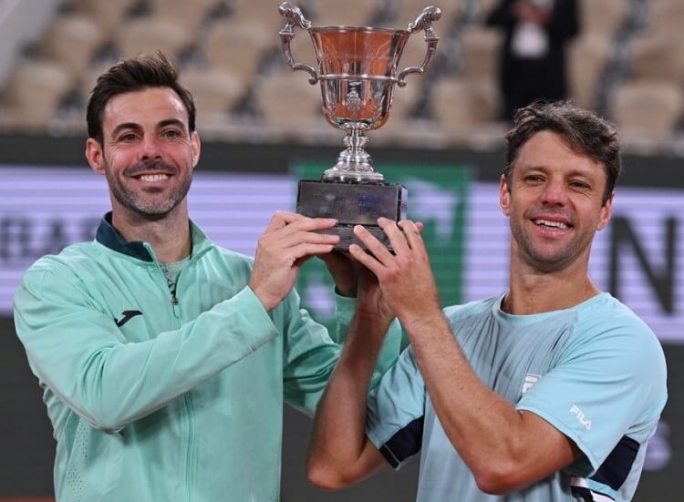 IMarcel Granollers y Horacio Ceballos conquistan el título de dobles en Roland Garros